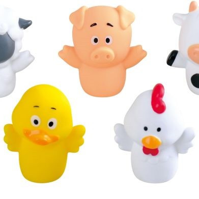 Playgo Ζωάκια Happy Finger Puppets Ζώα Φάρμας (1880)