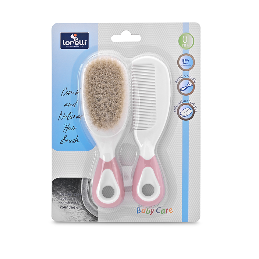 ΒΡΕΦΙΚΟ ΣΕΤ ΜΕ ΒΟΥΡΤΣΑ ΚΑΙ ΧΤΕΝΑ ΕΤΑΙΡΕΙΑΣ LORELLI ΓΙΑ ΤΗΝ ΠΕΡΙΠΟΙΗΣΗ ΤΟΥ ΜΩΡΟΥ ΣΑΣEΙΝΑΙ ΚΑΤΑΣΚΕΥΑΣΜΕΝΑ ΑΠΟ ΑΒΛΑΒΗ ΥΛΙΚΑ