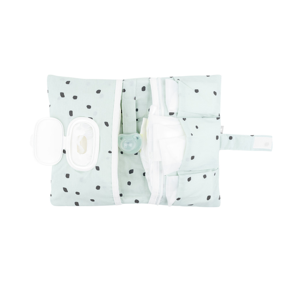 Η φωτογραφία δείχνει KIKKA BOO ΥΦΑΣΜΑΤΙΝΗ ΘΗΚΗ ΓΙΑ ΠΑΝΑ ΚΑΙ ΜΩΡΟΜΑΝΤΗΛΑ&nbsp;BEAR WITH ME MINT.