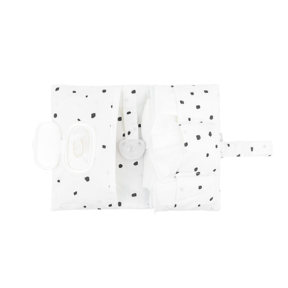 Η φωτογραφία δείχνει KIKKA BOO ΥΦΑΣΜΑΤΙΝΗ ΘΗΚΗ ΓΙΑ ΠΑΝΑ ΚΑΙ ΜΩΡΟΜΑΝΤΗΛΑ&nbsp;BEAR WITH ME MINT - WHITE.