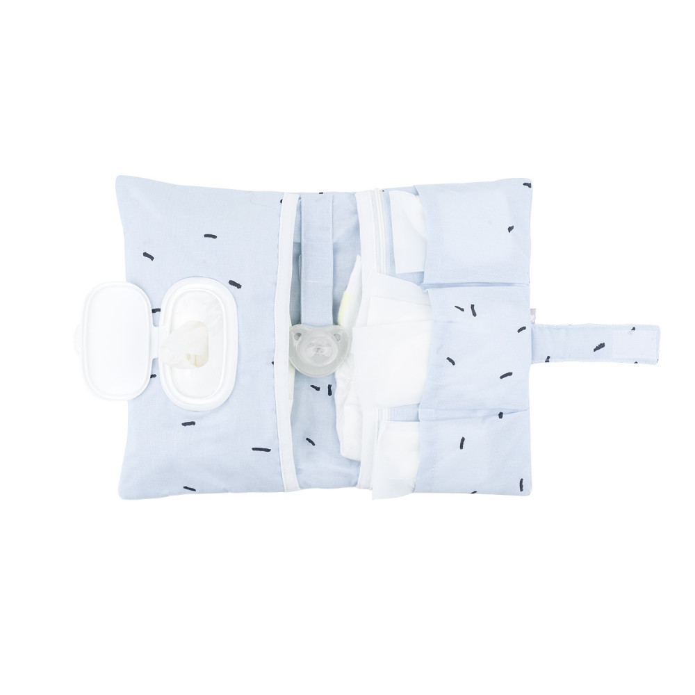 KIKKA BOO ΥΦΑΣΜΑΤΙΝΗ ΘΗΚΗ ΓΙΑ ΠΑΝΑ ΚΑΙ ΜΩΡΟΜΑΝΤΗΛΑ&nbsp;BEAR WITH ME BLUE.