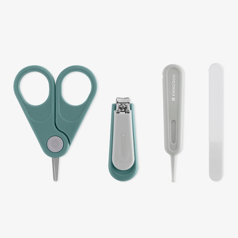 Η φωτογραφία δείχνει • Κατάλληλο από τη γέννηση (0m+)• Το σετ περιλαμβάνει: ψαλίδι με κυκλικό σχέδιο κεφαλής.