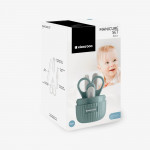 Η φωτογραφία δείχνει • Κατάλληλο από τη γέννηση (0m+)• Το σετ περιλαμβάνει: ψαλίδι με κυκλικό σχέδιο κεφαλής.