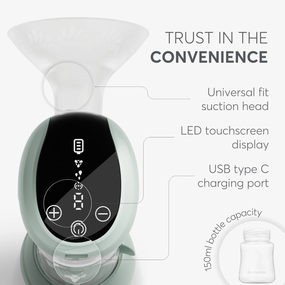 Ενσωματωμένο ηλεκτρικό θήλαστρο της εταιρείας Kikka Boo.