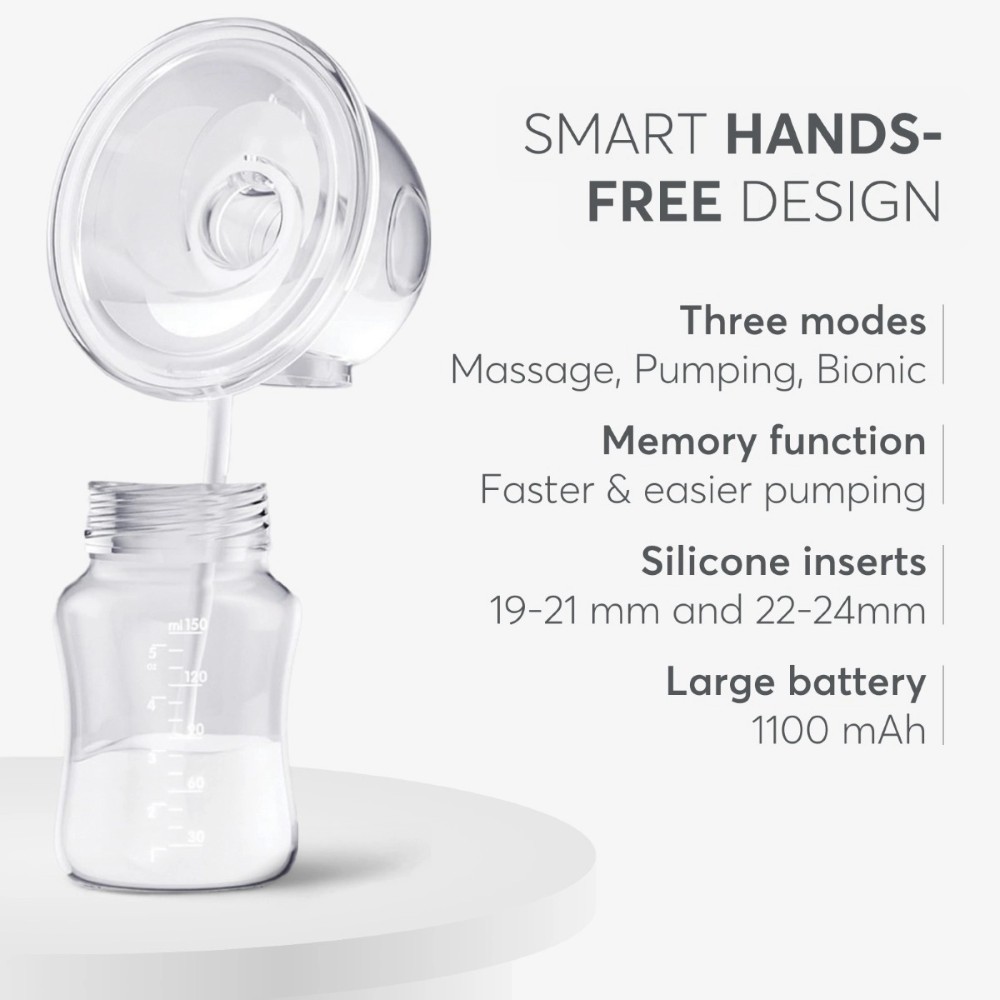 Η φωτογραφία δείχνει Ηλετρικό φορητό θήλαστρο της εταιρείας Kikka Boo.