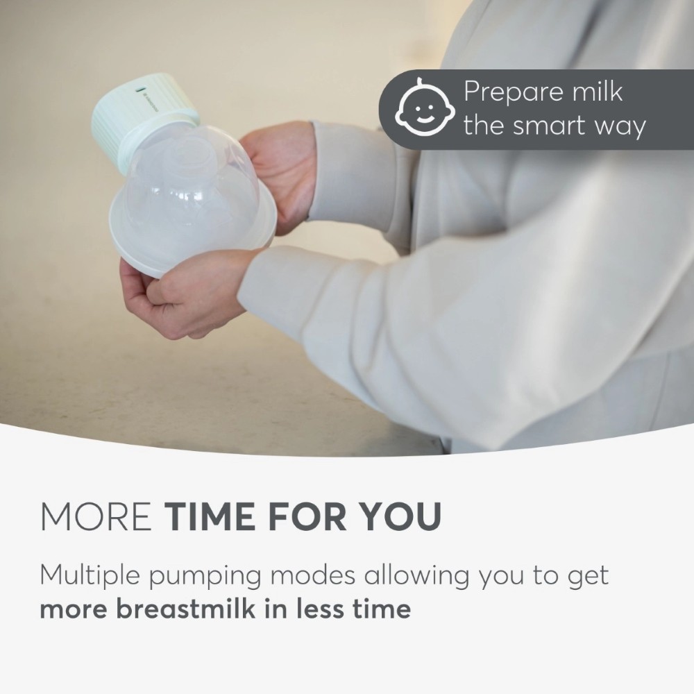 Η φωτογραφία δείχνει Ηλετρικό φορητό θήλαστρο της εταιρείας Kikka Boo.