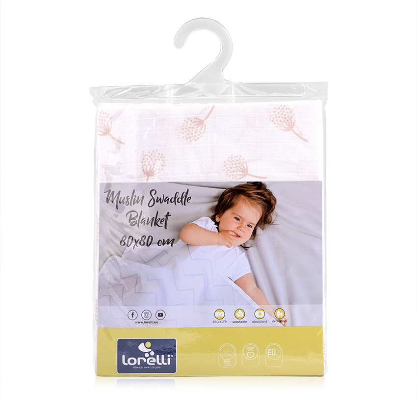 Βρεφική πάνα φασκιώματος από ύφασμα μουσελίνας&nbsp;της εταιρείας LorelliΕίναι κατασκευασμένη απο 100% βαμβακερό ύφασμα με μαλακή υφήΔιαστάσεις: 80/80 cmΔιατίθεται σε ποικιλία χρωμάτων