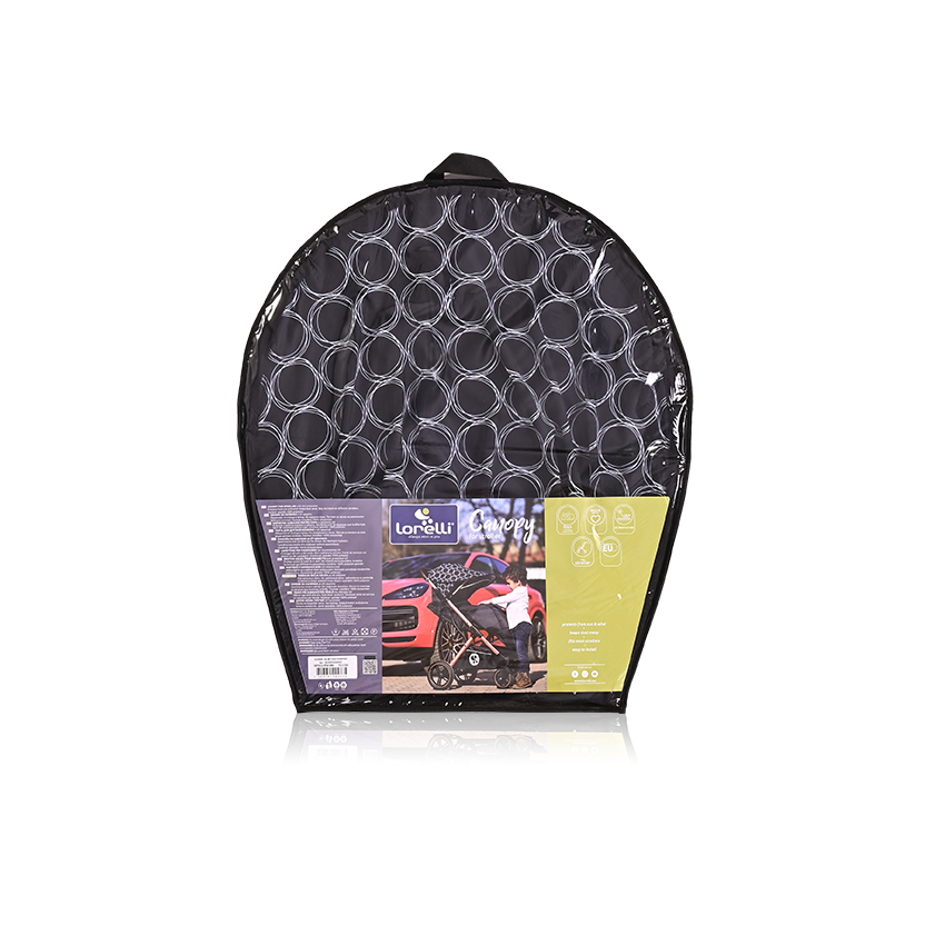 Το σκίαστρο για παιδικά καρότσια Lorelli Bertoni θα προστατέψει το μικρό σας από την ηλιακή ακτινοβολία καθώς προσφέρει μεγαλύτερη σκίαση που είναι απαραίτητη ειδικά κατά τους καλοκαιρινούς μήνες.