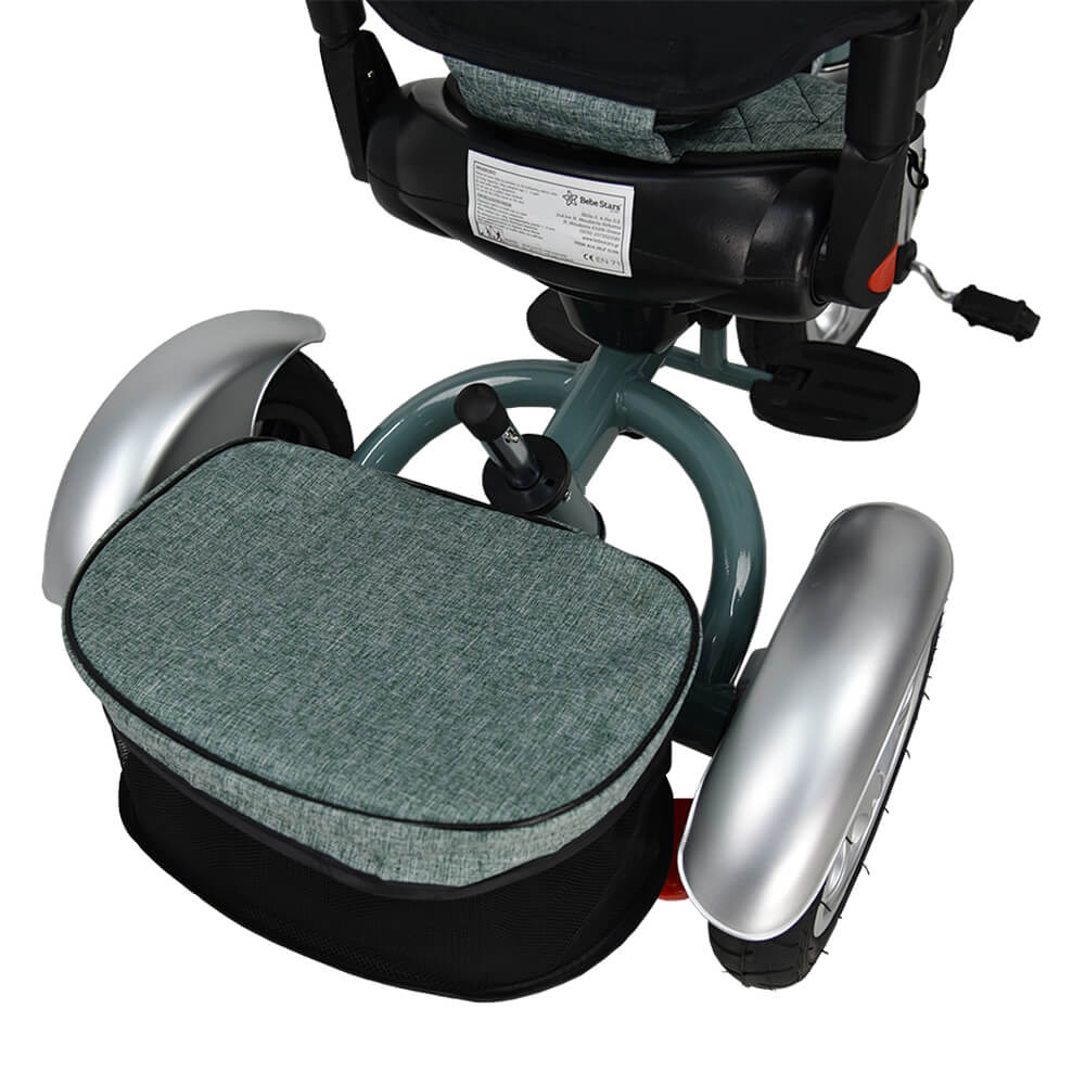 Η φωτογραφία δείχνει Το ποδήλατο&nbsp; Chopper Black 6 in 1 της Bebe Stars έχει σχεδιαστεί για μωρά από 9 μηνών και παρέχει ομαλή οδήγηση για τη μετάβαση από τη λειτουργία του καροτσιού σε αυτή του ποδηλάτου.