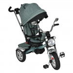 Η φωτογραφία δείχνει Το ποδήλατο&nbsp; Chopper Black 6 in 1 της Bebe Stars έχει σχεδιαστεί για μωρά από 9 μηνών και παρέχει ομαλή οδήγηση για τη μετάβαση από τη λειτουργία του καροτσιού σε αυτή του ποδηλάτου.