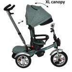 Η φωτογραφία δείχνει Το ποδήλατο&nbsp; Chopper Black 6 in 1 της Bebe Stars έχει σχεδιαστεί για μωρά από 9 μηνών και παρέχει ομαλή οδήγηση για τη μετάβαση από τη λειτουργία του καροτσιού σε αυτή του ποδηλάτου.