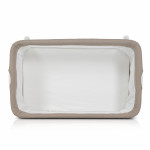 Η βρεφική κούνια Kalinihta είναι η τέλεια λύση για τον ύπνο των νεογέννητων και καλύπτει βάρος εως και τα 11 κιλάΟι δύο πλευρές του πλέγματος είναι αεριζόμενες και διαφανείς.