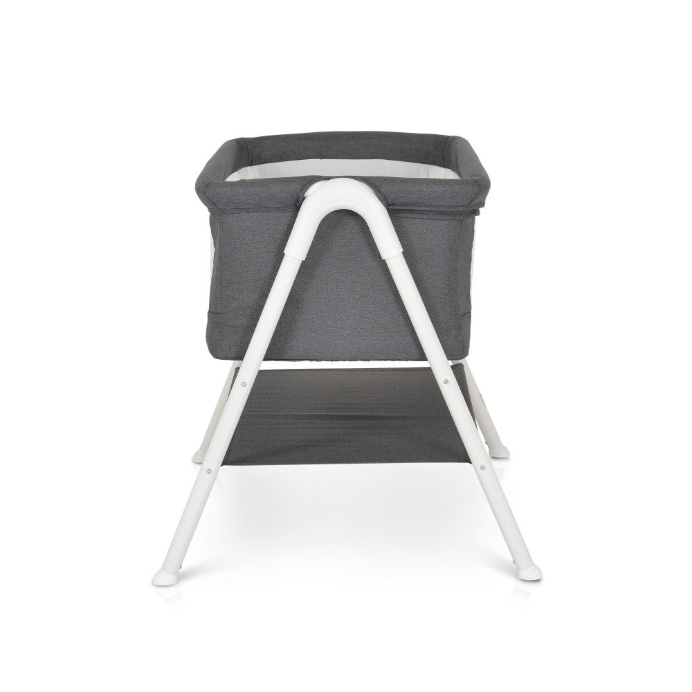 Η φωτογραφία δείχνει Η βρεφική κούνια Kalinihta είναι η τέλεια λύση για τον ύπνο των νεογέννητων και καλύπτει βάρος εως και τα 11 κιλάΟι δύο πλευρές του πλέγματος είναι αεριζόμενες και διαφανείς.