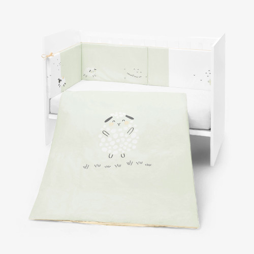 KIKKA BOO ΒΡΕΦΙΚΟ ΣΕΤ ΚΟΥΝΙΑΣ 2 ΤΕΜ EU Style 70/140CM SLEEPY SHEEP 41101020129