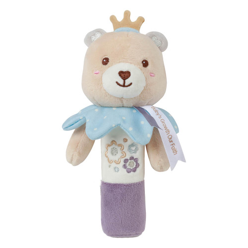 BEBE STARS ΜΑΛΑΚΗ TEDDY FLOWER  RATTLE 60-104