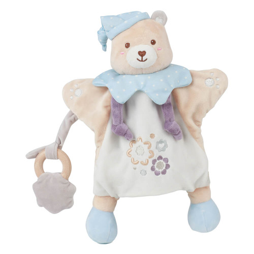 BEBE STARS ΜΑΛΑΚΟ TEDDY FLOWER ΝΑΝΙ CUDDLE & PUPPET 60-109