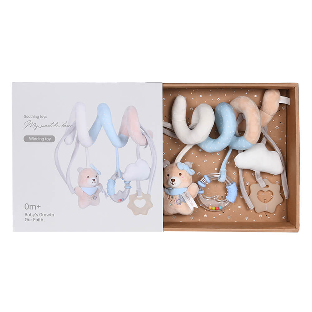 Το κρεμαστό ελικοειδές παιχνίδι Teddy flower spiral toy είναι κατάλληλο να προσαρμοστεί σε κρεβάτι, καρότσι, βρεφικό κάθισμα αυτοκινήτου και όπου αλλού εξυπηρετεί εσάς.