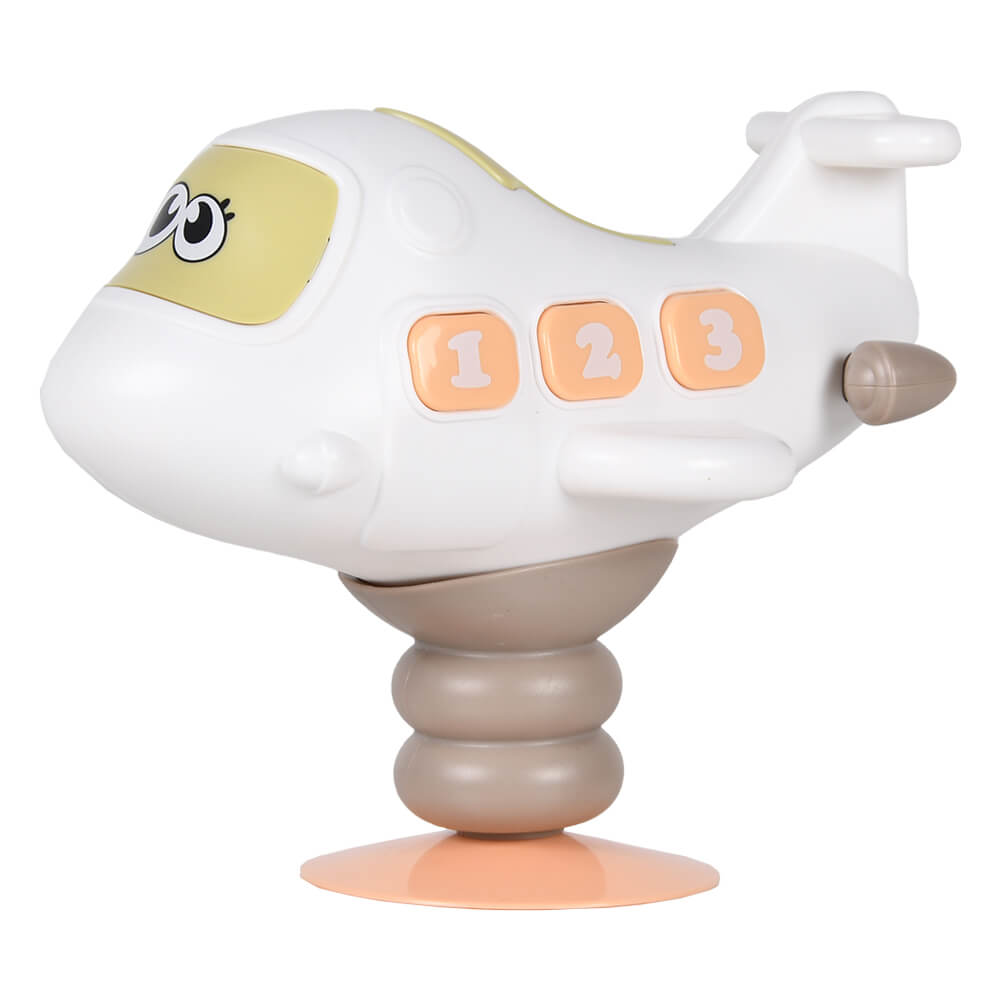 Το κουνιστό αεροπλανάκι (swing airplane) είναι ένα παιχνίδι με βεντούζα, ώστε να στερεώνεται παντού και να συντροφεύει το παιδάκι σας σε κάθε χώρο που πηγαίνει.