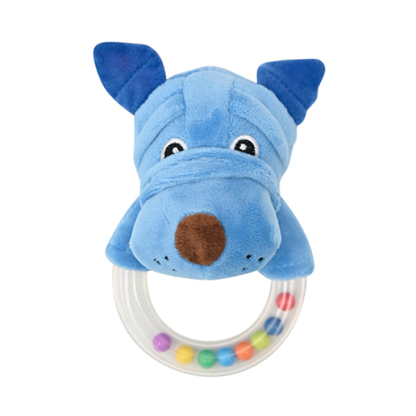 Κουδουνίστρα παιχνίδι της εταιρείας LorelliΜαλακή Βελούδινη Κουδουνίστρα-Παιχνίδι Δαχτυλίδι Αρκουδάκι.