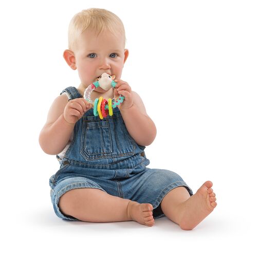 Κουδουνίστρα και Δακτύλιος Οδοντοφυϊας 2 σε 1.