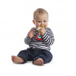 Κουδουνίστρα και μασητικό ταυτόχρονα!Είναι από την νέα σειρά της Σόφις της καμηλοπάρδαλης που είναι φιλικά για το περιβάλλον κατασκευασμένο από 100% φυσικές ανανεώσιμες πρώτες ύλες, τις βιοπλαστικές.