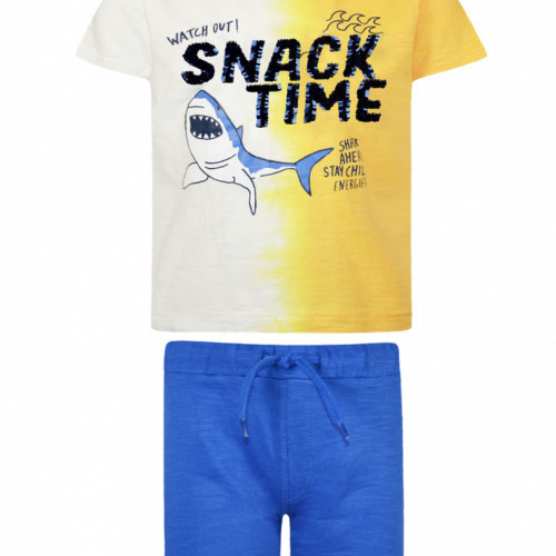 ENERGIERS ΠΑΙΔΙΚΟ ΣΕΤ T-SHIRT ΒΕΡΜΟΥΔΑ ΜΠΛΕ 12-221143-0 