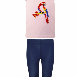 ENERGIERS ΠΑΙΔΙΚΟ ΣΕΤ T-SHIRT ΚΟΛΑΝ ΚΑΠΡΙ ΡΟΖ-ΜΑΡΕΝ 15-221330-0