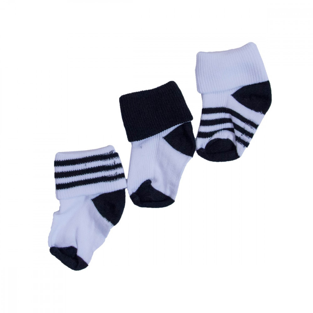 Κάλτσες 3 τεμαχίων για μωρό από 0 μηνών.