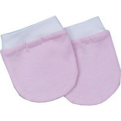 ΓΑΝΤΑΚΙΑ ΒΡΕΦΟΥΣ BABY OLIVER ΖΕΡΣΕΥ ΡΟΖ - ΛΕΥΚΟ 46-6750/12