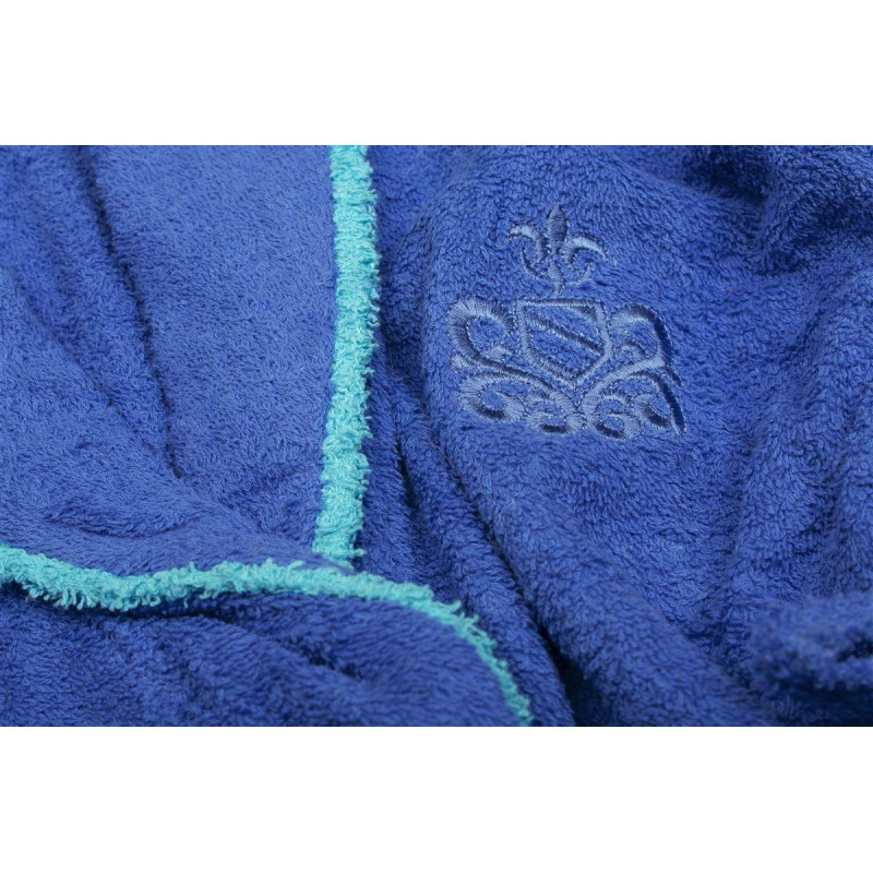 Η φωτογραφία δείχνει DIMCOL ΜΠΟΥΡΝΟΥΖΙ ΜΕ ΓΙΑΚΑ 450GSM 03 COTTON 100% BLUE.