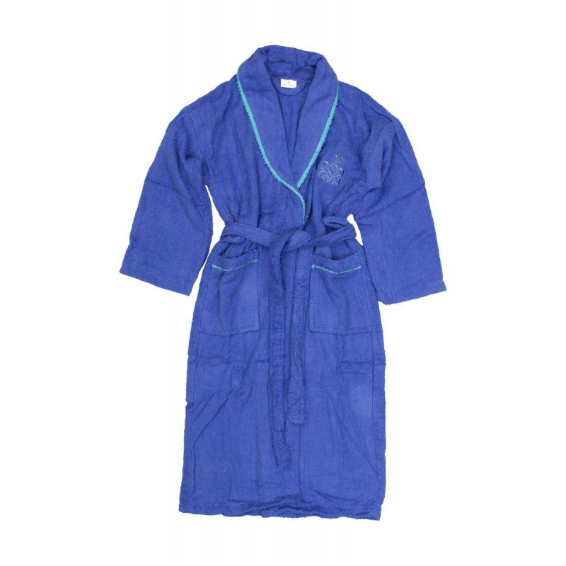 Η φωτογραφία δείχνει DIMCOL ΜΠΟΥΡΝΟΥΖΙ ΜΕ ΓΙΑΚΑ 450GSM 03 COTTON 100% BLUE.