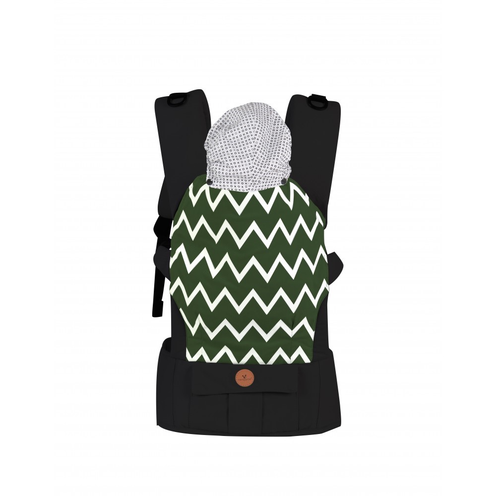 Εργονομικό μάρσιπο παρέχει μεταφορά σε&nbsp; διαφορετικές θέσεις: μπροστά και το παιδί βλέπει τη μαμά, μπροστά και το παιδί κοιτάζει προς τα εμπρός και στην πλάτη.