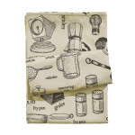 Runner εμπριμέ της Das home σε διάσταση 45Χ140εκ, από 30% βαμβάκι και 70% πολυεστέρα.