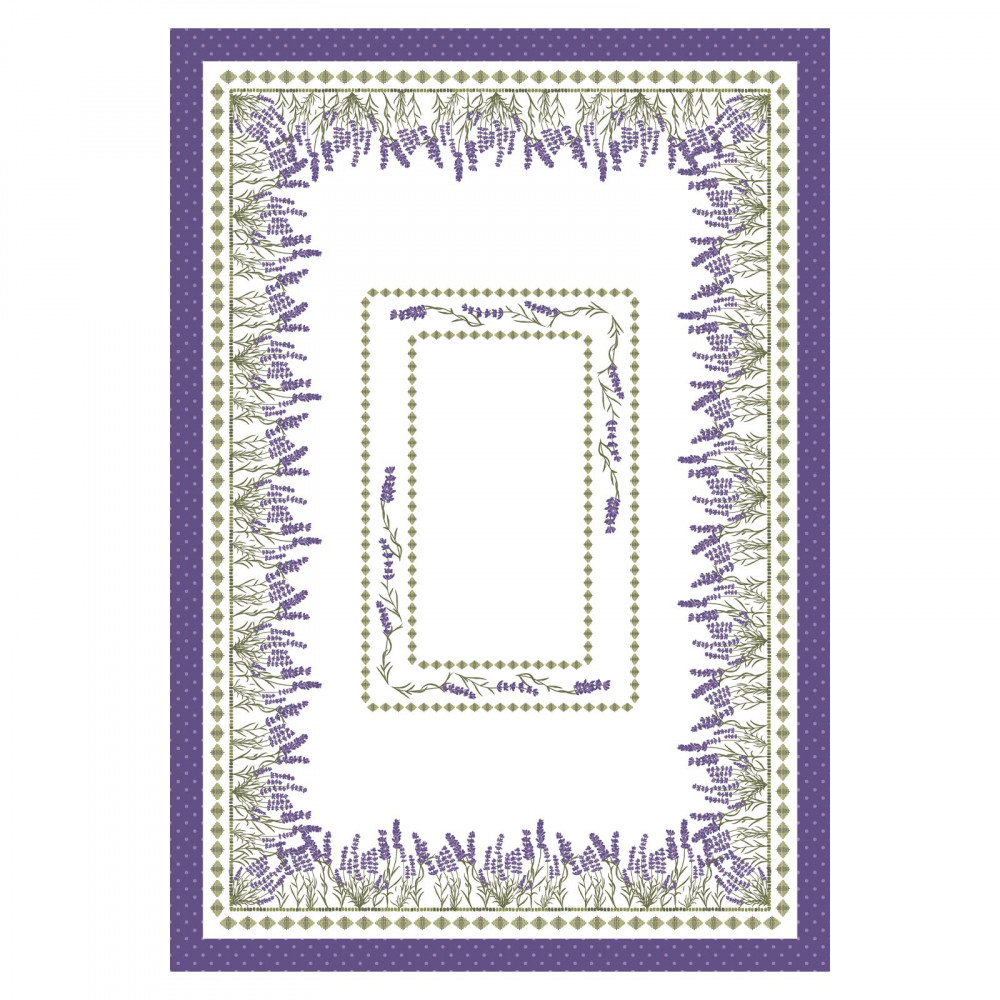 Τραπεζομάντηλο εμπριμέ της Das home σε διάσταση 140Χ180εκ, από 30% βαμβάκι και 70% πολυεστέρα.