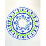 ΣΤΡΟΓΓΥΛΗ ΠΕΤΣΕΤΑ ΘΑΛΑΣΣΗΣΈξτρα μαλακή ποιότητα από μικροίνεςΜε διακοσμητικά κρόσσια-πλεξούδαΙδανική τόσο για σκούπισμα όσο και για να κάθεστε πάνω της αντί για ψάθαΜε όμορφο μοτίβοΔιαστάσεις: Διάμετρος: 140cm