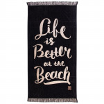 Πετσέτα Θαλάσσης με κρόσια Greenwich Polo Club σε διάσταση 90Χ170εκ.