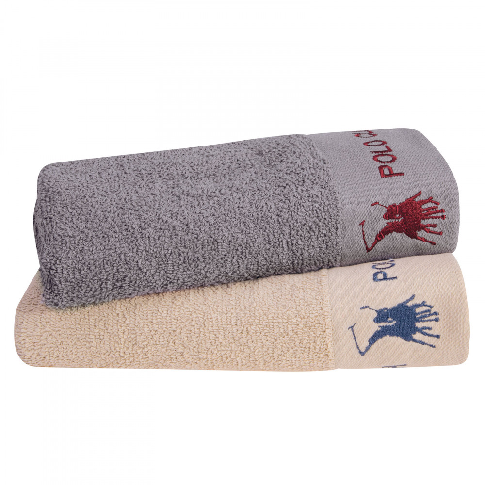 Σετ πετσέτες 2 τεμαχίων με κέντημα Greenwich Polo Club.