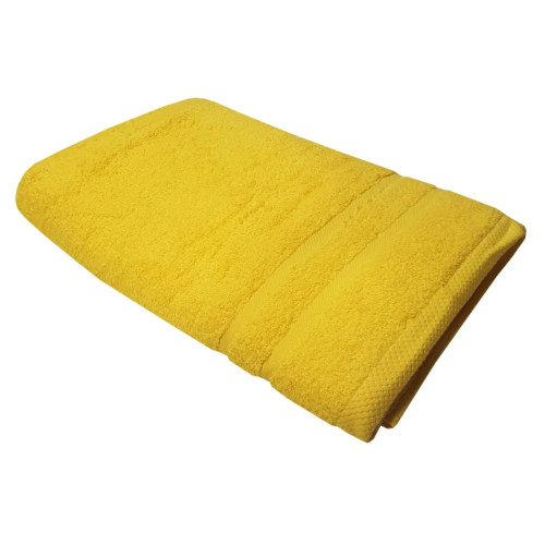 Πετσέτα Πισίνας POOL SUPERB Line Cotton 100% 600gr/m2 Κίτρινη 80x160