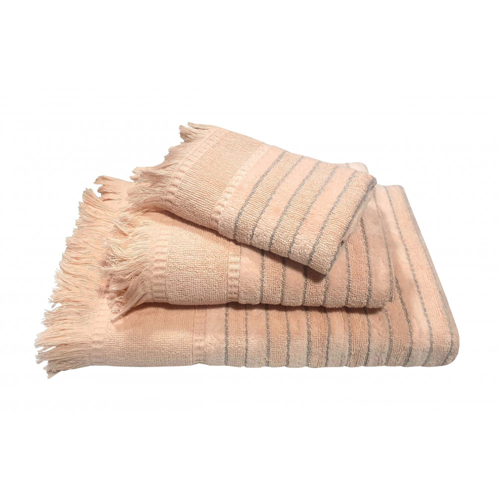 1 πετσέτα χειρός πεννιέ ζακάρ 550gr/m2 30×50