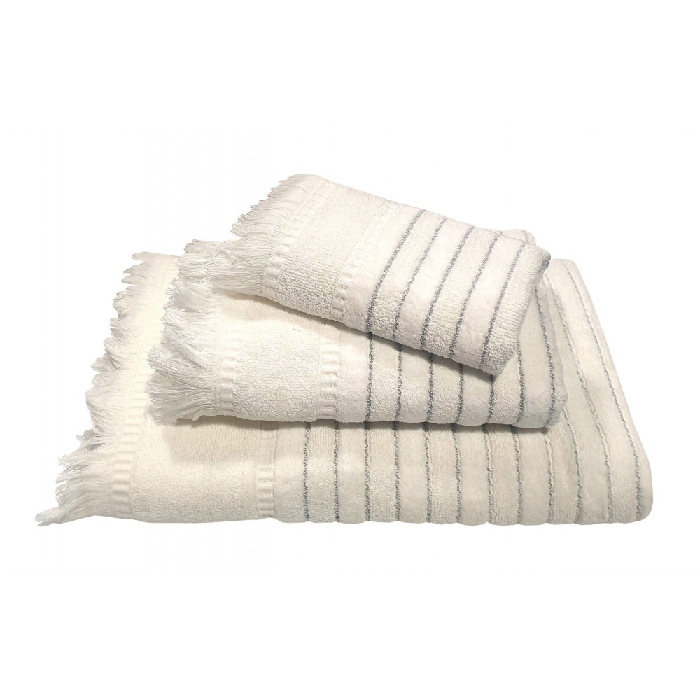 Η φωτογραφία δείχνει 1 πετσέτα σώματος πεννιέ ζακάρ 550gr/m2 70×140