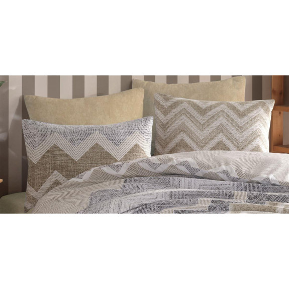 Η φωτογραφία δείχνει DIMCOL ΜΑΞΙΛΑΡΟΘΗΚΗ ΕΜΠΡΙΜΕ ΑΘΗΝΑ 406 50X70 COTT/POL 70/30 BEIGE.