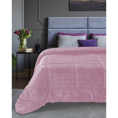 Κουβερτοπάπλωμα υπέρδιπλο Art 11517-pink-light 220×240 ΡΟΖ Beauty Home