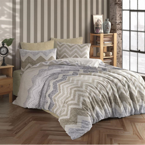 DIMCOL ΠΑΠΛΩΜΑΤΟΘΗΚΗ ΕΜΠΡΙΜΕ ΑΘΗΝΑ 406 220Χ240 COTT/POL 70/30 BEIGE 33310824006