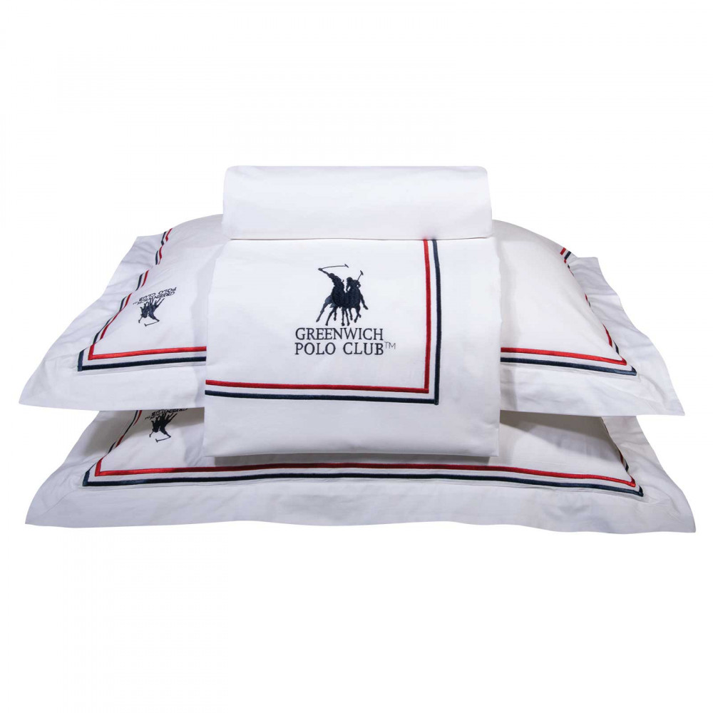 Σετ παπλωματοθήκη Greenwich Polo Club με κέντημα της σειράς Classic.