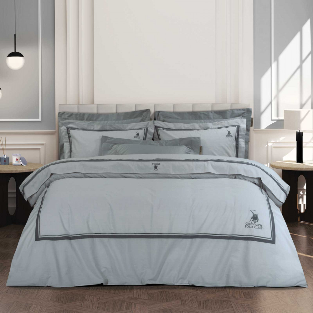 Σετ παπλωματοθήκη Greenwich Polo Club με κέντημα της σειράς Classic.