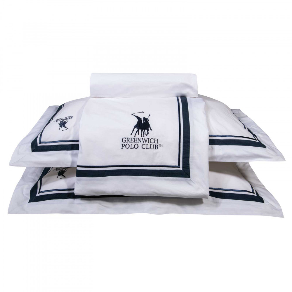 Σετ σεντόνια Greenwich Polo Club με κέντημα της σειράς Classic.