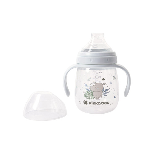 KIKKA BOO ΚΥΠΕΛΛΟ ΜΕ ΛΑΒΕΣ ΚΑΙ ΣΙΛΙΚΟΝΟΥΧΟ ΣΤΟΜΙΟ 240ML SAVANNA BLUE 31302030063