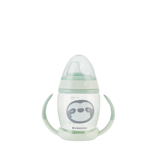KIKKA BOO ΒΡΕΦΙΚΟ ΚΥΠΕΛΛΟ ΜΕ ΣΤΟΜΙΟ ΣΙΛΙΚΟΝΗΣ 200ML HAPPY FACE MINT 31302030071