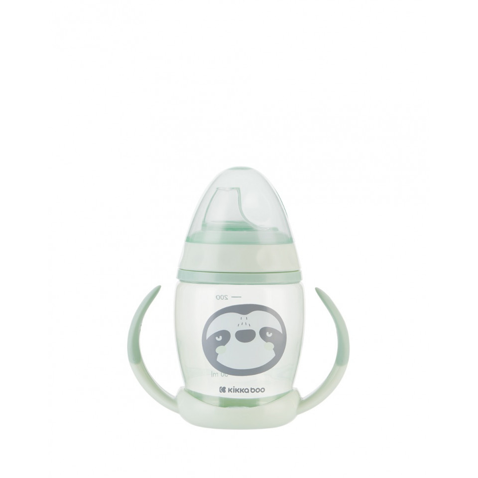 Κύπελλο PP με στόμιο σιλικόνης κατάλληλο για παιδιά από 8 m+• Λαβές για εύκολο κράτημα.