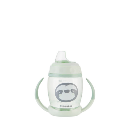 KIKKA BOO ΒΡΕΦΙΚΟ ΚΥΠΕΛΛΟ ΜΕ ΣΤΟΜΙΟ ΣΙΛΙΚΟΝΗΣ 200ML HAPPY FACE MINT 31302030071